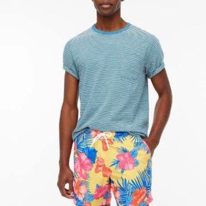 J. Crew Men’s Floral Flex Swim Trunk Beach Summer Vacation Size Medium Brand New